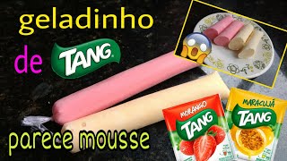 GELADINHO FEITO COM SUCO TANG [upl. by Enom614]