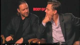 Leonardo DiCaprio and Russell Crowe interview [upl. by Hillman]