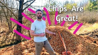 Woodchips vs Lawn  EASY method [upl. by Ahsiad]