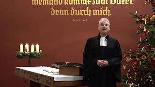 Mittagsgebet mit Thomas Hennefeld aus der Zwinglikirche in Wien am 23122020 [upl. by Letnwahs]