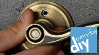 How to Replace Door Hardware  Buildipedia DIY [upl. by Lydell]