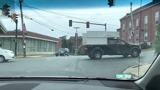 Driving through Downtown Methuen Massachusetts [upl. by Ahsilad367]