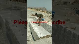 granite stone cutting [upl. by Arul]