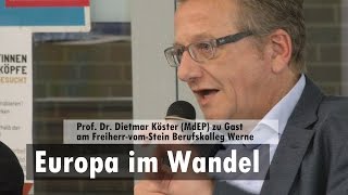 Dietmar Köster zu Europa im Wandel am Berufskolleg Werne [upl. by Canice]