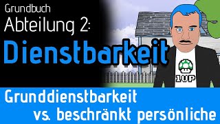 Dienstbarkeit leicht erklärt 📕 Grundbuchbelastungen Abteilung 2 [upl. by Ahsoek]