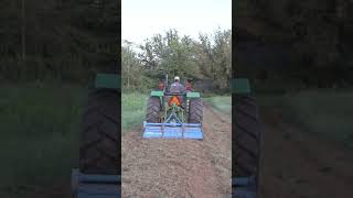 Tilling with my John Deere smallfarm farmstead homesteading [upl. by Ybba692]