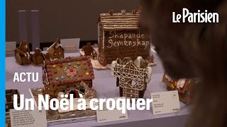 Un Noël à croquer  Stockholm expose ses plus belles maisons en pain dépices [upl. by Baylor]