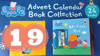 Reading Peppa Pig Advent Calendar 2022 Book Collection  19 Mr Foxs Van  Story Time [upl. by Esinehs]