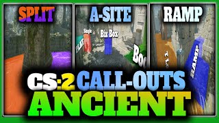 MUST KNOW quotCallOutsquot On CS2 Ancient [upl. by Enilesoj]