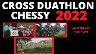 CROSS DUATHLON CHESSY 2022  Val dEurope Triathlon [upl. by Coltun542]