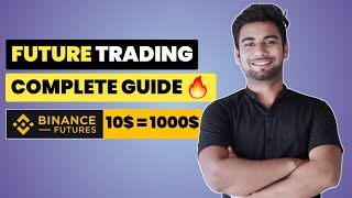 Binance futures trading for beginners  Binance future trading tutorial  Vishal Techzone [upl. by Ahseei]