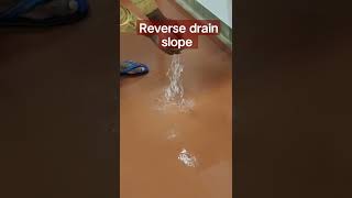 reverse drain slope [upl. by Myron]