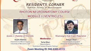 Residents Corner Rhoton Neuroanatomy Course Module I Session I [upl. by Meg114]