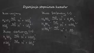 Dysocjacja stopniowa kwasów Dysocjacja jonowa elektrolityczna kwasów [upl. by Yntrok]