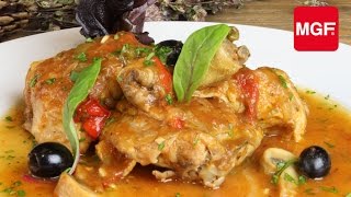 Pollo a la Cacciatore en OLLA a presión QUALIX  Receta Magefesa [upl. by Quirita18]