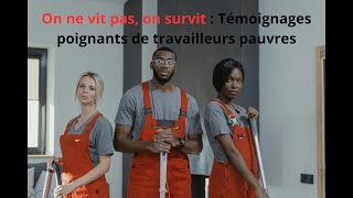 Leurs histoires vous briseront le cœur  La dure réalité des salariés smic en France témoignage [upl. by Liberati]