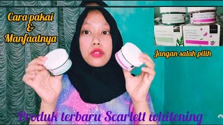 review masker wajah Scarlett whitening [upl. by Adlog]