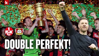 Leverkusen holt das Double „Kein glanzvoller Sieg aber souverän“ I DFB Pokal [upl. by Kerad959]