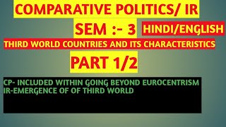 Third World CountriesEmergence of Third World in HindiCharacteristics Of Third World Countries [upl. by Namad40]