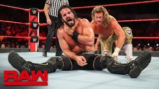 Dolph Ziggler vs Seth Rollins  Intercontinental Championship Match Raw June 25 2018 [upl. by Ynaffi918]