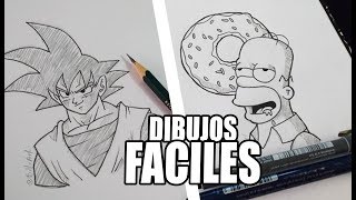 DIBUJOS FÁCILES DE HACER PARA PRINCIPIANTES 1  BillyArt [upl. by Vashtee]