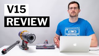 Dyson V15 Detect Review  12 Tests and Analysis [upl. by Lrig61]