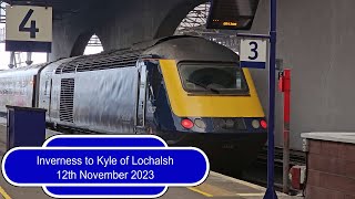 Inverness to Kyle of Lochalsh 12th November 2023 [upl. by Alitha338]