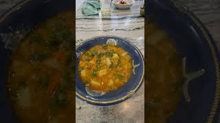 VEGAN LENTIL SOUP 🍲 veganish food veganfoodies veganized recipe menu vegetarian sound [upl. by Amati]