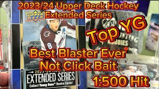 🚨Best Blaster Ever NOT CLICK BAIT 🚨202324 Upper Deck Hockey Extended Series upperdeck [upl. by Nanam728]