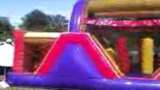 Inflatable KIngom  Mississippi InflatableSpaceJumpBouncer Rental Company [upl. by Yhpos]