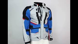 Alpinestars Honda Andes V3 Drystar Motorcycle Jacket [upl. by Nerty]