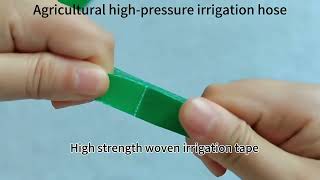 Green PE hose High strength irrigation hose [upl. by Adiell]