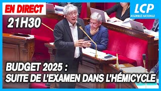 Budget 2025  suite de lexamen en séance publique à lAssemblée  08112024 [upl. by Shivers]