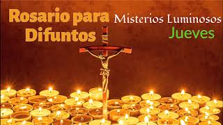 ✝️𝙍𝙊𝙎𝘼𝙍𝙄𝙊 𝙋𝘼𝙍𝘼 𝘿𝙄𝙁𝙐𝙉𝙏𝙊𝙎 misterios luminosos jueves 📿 Oraciones Católicas  Orar Unidos [upl. by Sansbury786]