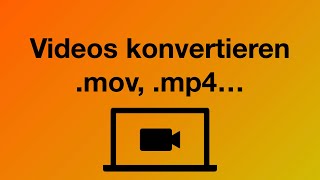 Videos in ein anderes Dateiformat umwandeln  2021 Deutsch  So Gehts [upl. by Menides]