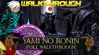 AQW Yami No Ronin Class Full Walkthrough join darkally  Dages Quests Guide [upl. by Correna]