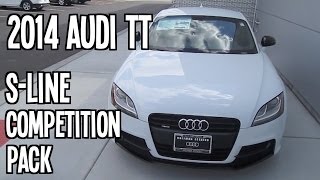 2014 AUDI TT S LINE COMPETITION PACK REVIEW Engine Interior [upl. by Koenraad]