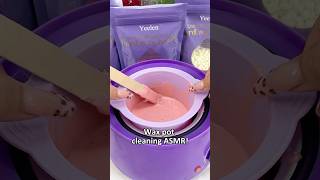 Silicone wax pot makes it easy 😍 yeelen yeelenwax waxingkit waxing hardwax waxbeads asmr [upl. by Michail]