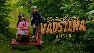 Vadstena Dressin Adventure  Exploring Scenic Railway Tracks in Sweden [upl. by Annaer]