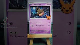 3d Pumpkaboo Pokemon Card zombiegrimm pokemontcg pokemonviral fyp foryourpage fypviral [upl. by Einohtna]