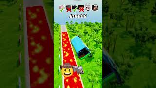 Help Me Get My Crush Attention In A Car Jump Challenge 🚗 🌋 shorts beamngdrive [upl. by Hanah509]