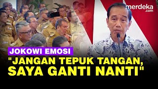 Presiden Jokowi Emosi Depan Kepala Daerah Jelang Pemilu 2024 Saya Ganti Nanti [upl. by Anai560]