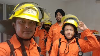 Company Emergency Response Team CERT with SCDF training fire drill [upl. by Nahgeem379]