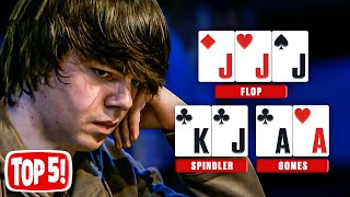 Top 5 Most EPIC Poker Hands You Must Have Seen ♠️ PokerStars [upl. by Chrystal]