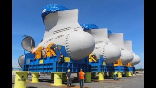 The Massive Engines Powering Move World Largest Ships  Modern Propeller Manufacturing Technology [upl. by Pettifer651]