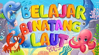 Nama Hewan Laut  Edukasi Anak Balita [upl. by Dnomaid]