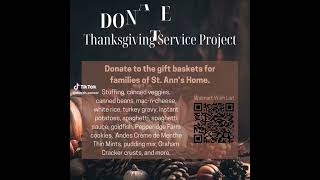 Thanksgiving Eve Worship amp Service Project INVITE marshcornercommunitychurch [upl. by Sheffy]