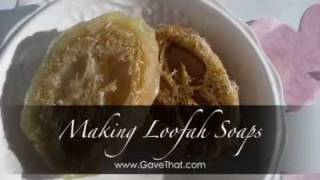 How To Make Loofah Soap  Easy DIY Tutorial [upl. by Odanref]