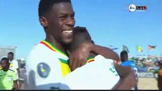 senegal bat Mauritanie 🇲🇷 can beach soccer [upl. by Ymled]