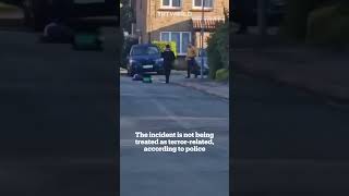 UK police arrest attacker wielding sword in east London [upl. by Enohpets]